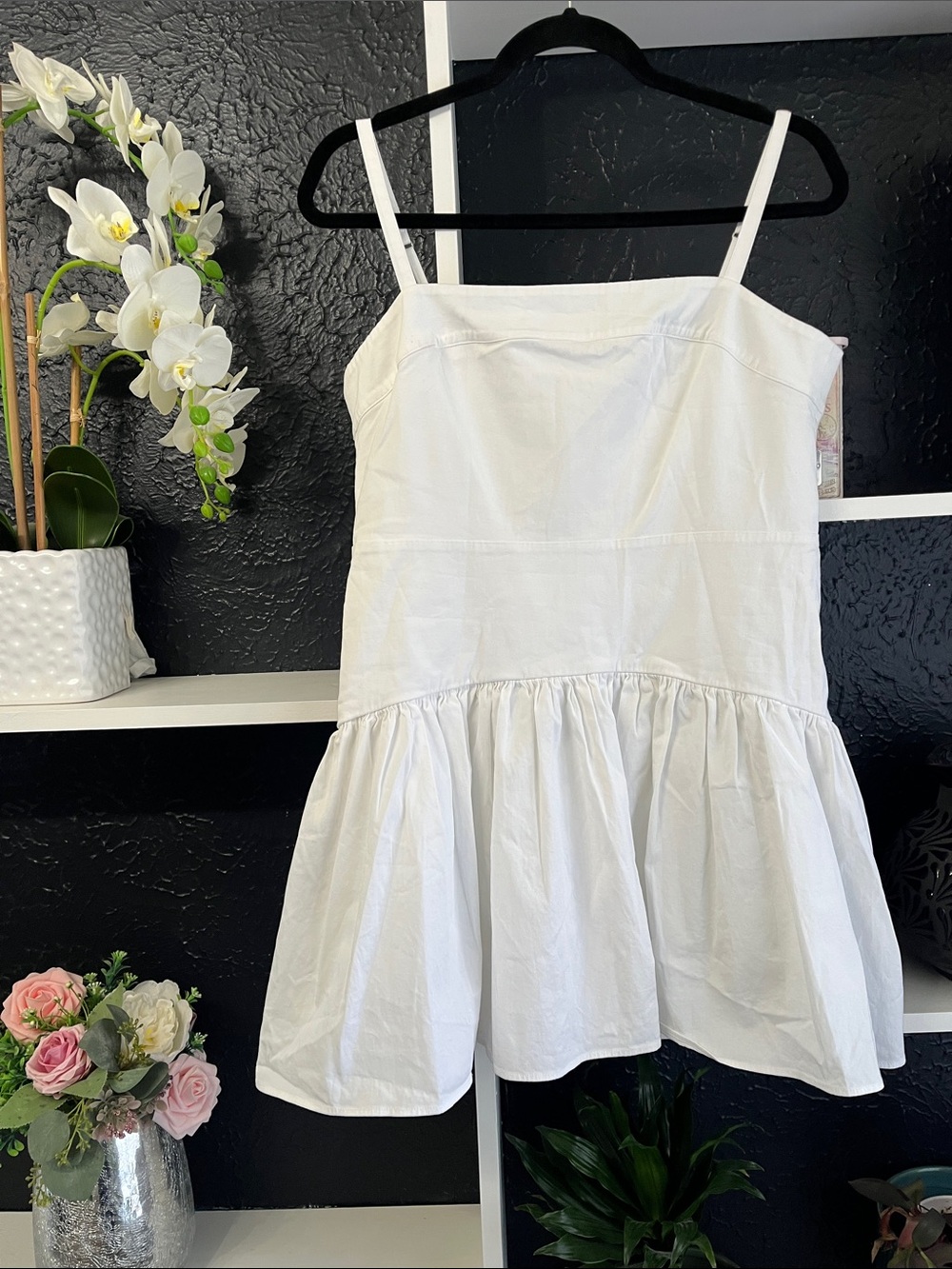 Abercrombie & Fitch White Mini Sundress